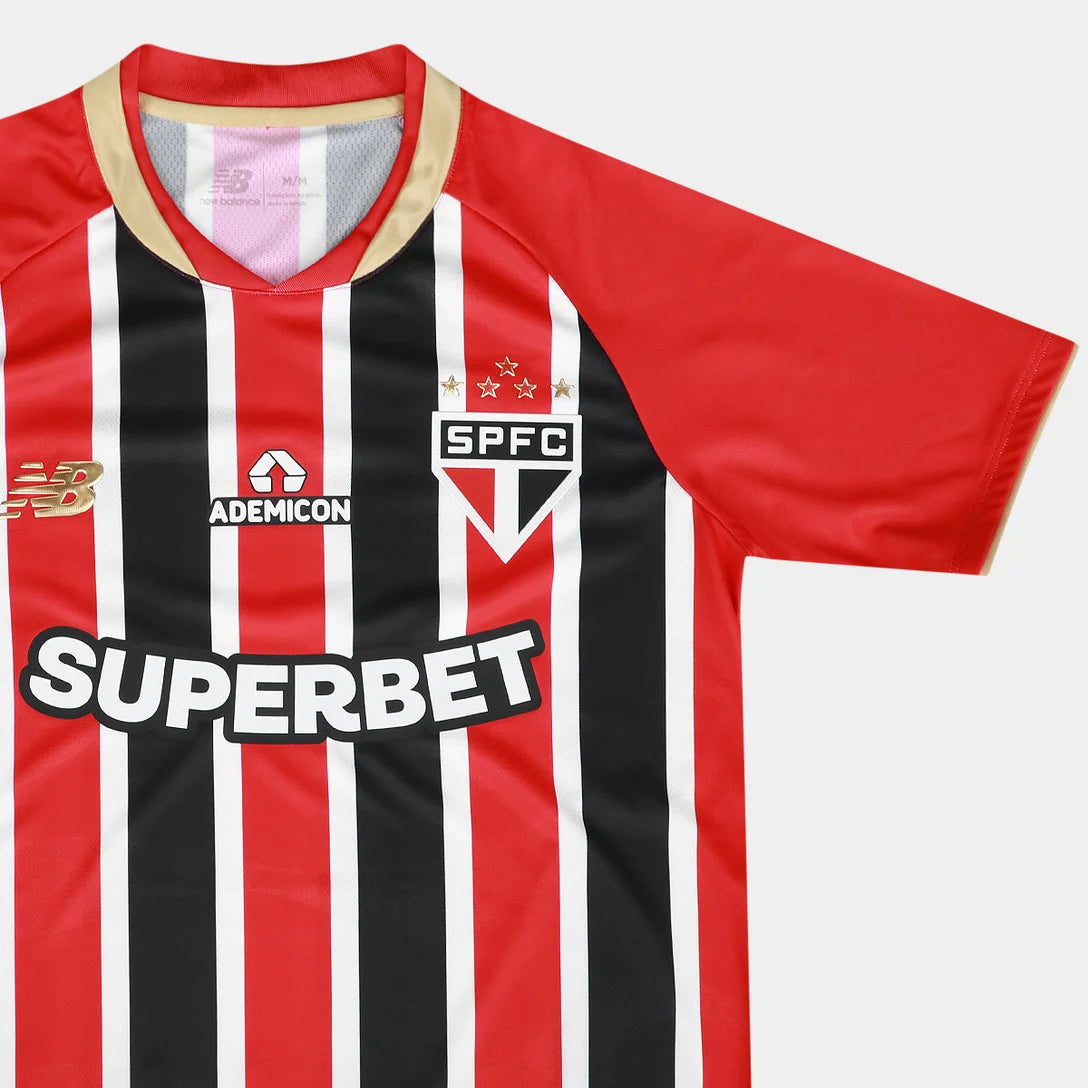 Camisa São Paulo II 25/26 - Jogador Masculina - Tricolor
