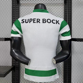 Camisa Sporting Lisboa I (Home) 25/26 - Jogador Masculina - Verde e Branco