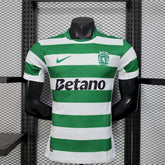 Camisa Sporting Lisboa I (Home) 25/26 - Jogador Masculina - Verde e Branco
