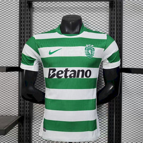 Camisa Sporting Lisboa I (Home) 25/26 - Jogador Masculina - Verde e Branco