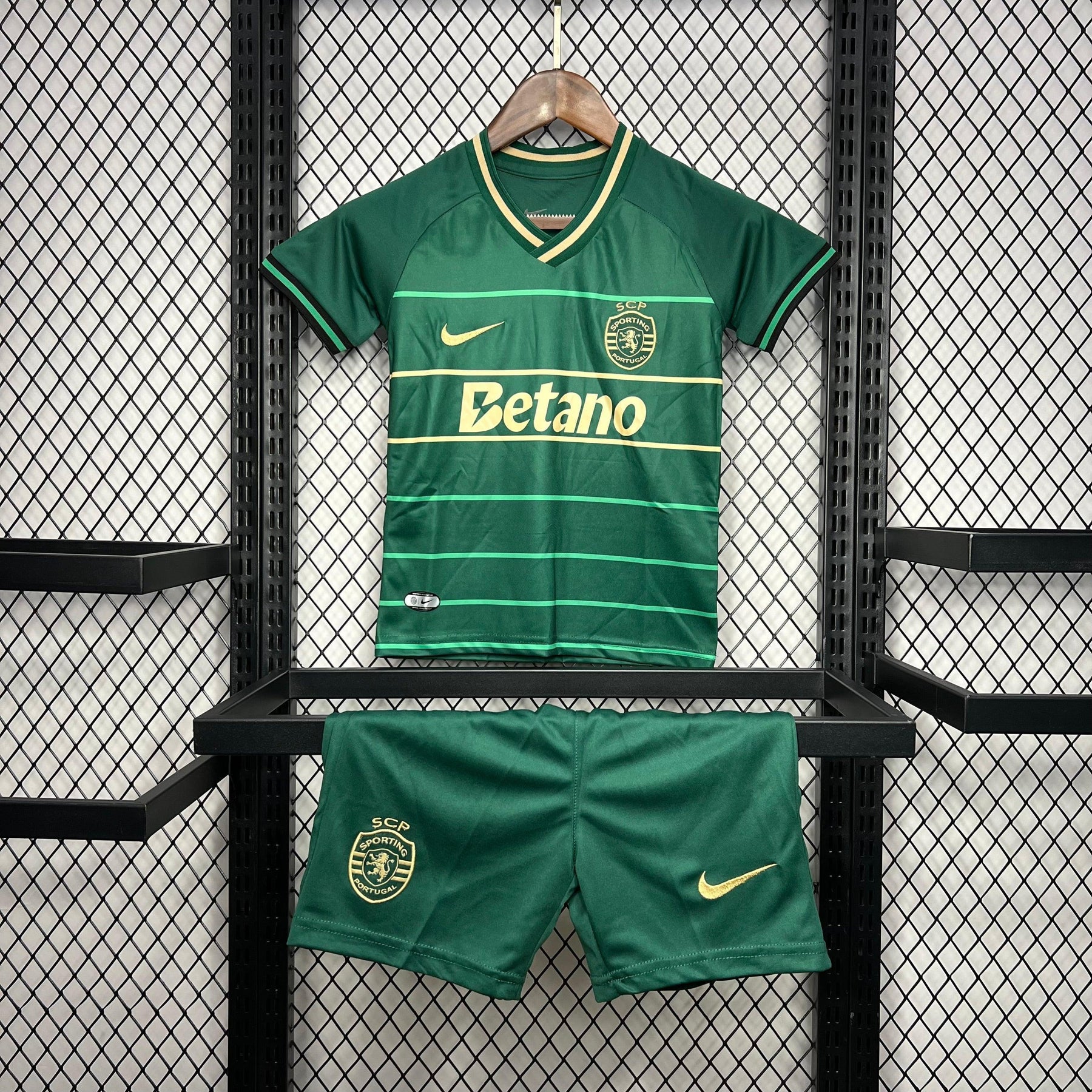 Conjunto Infantil Sporting away 24/25