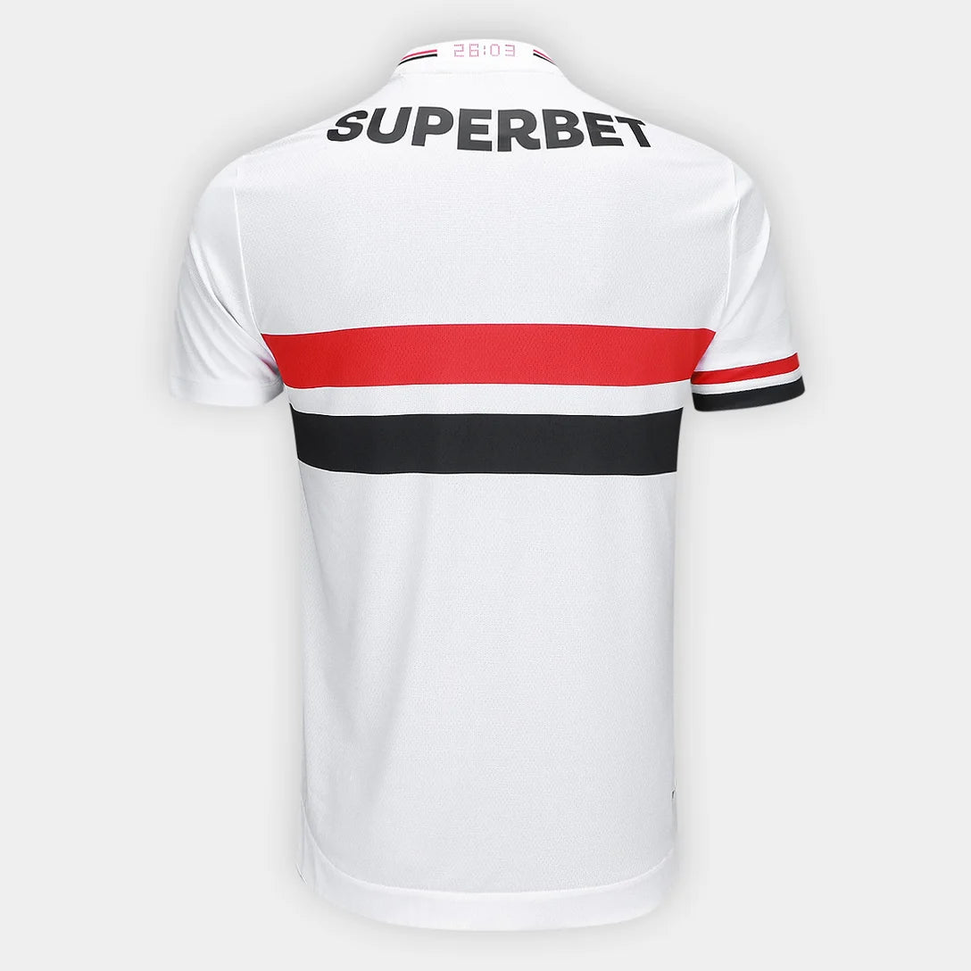 Camisa São Paulo I 25/26 - Jogador Masculina - Tricolor