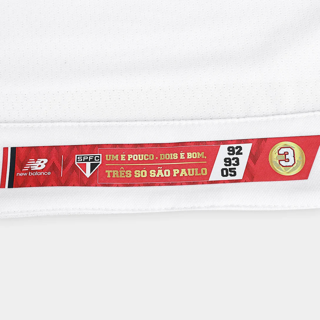 Camisa São Paulo I 25/26 - Jogador Masculina - Tricolor