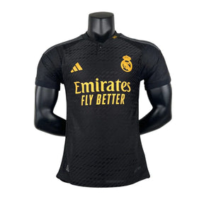 Camisa Real Madrid III (Third) 23/24 - Jogador Masculina - Preto
