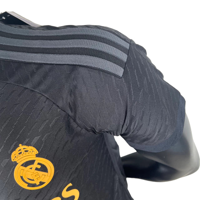 Camisa Real Madrid III (Third) 23/24 - Jogador Masculina - Preto