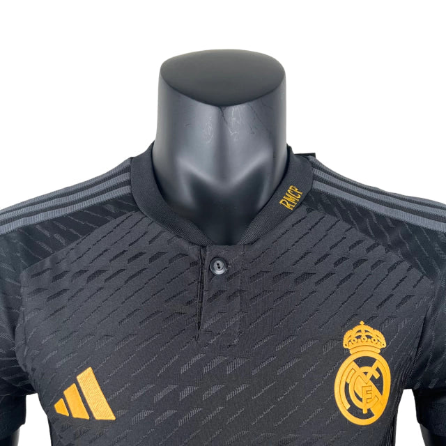 Camisa Real Madrid III (Third) 23/24 - Jogador Masculina - Preto