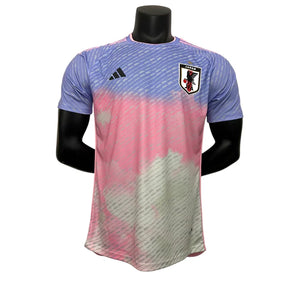 Camisa Seleção do Japão II (Away) 23/24 - Jogador Masculina - Rosa, Roxo e Branco