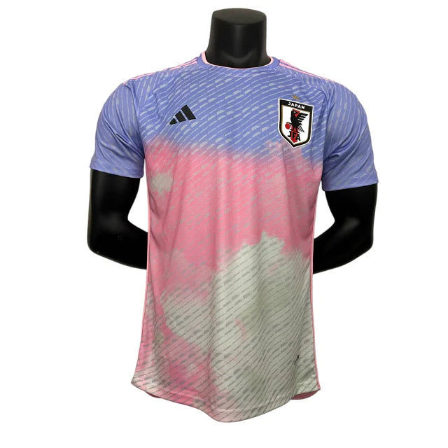 Camisa Seleção do Japão II (Away) 23/24 - Jogador Masculina - Rosa, Roxo e Branco