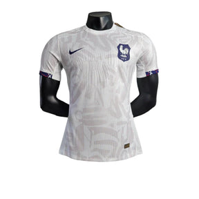 Camisa Seleção da França II (Away) 23/24 - Jogador Masculina - Branco