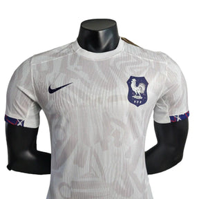 Camisa Seleção da França II (Away) 23/24 - Jogador Masculina - Branco
