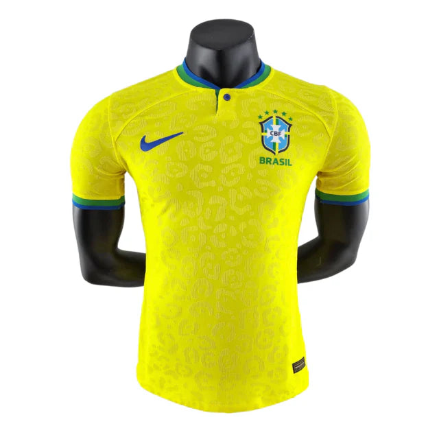 Camisa Seleção do Brasil I (Home) 23/24 - Jogador Masculina - Amarelo