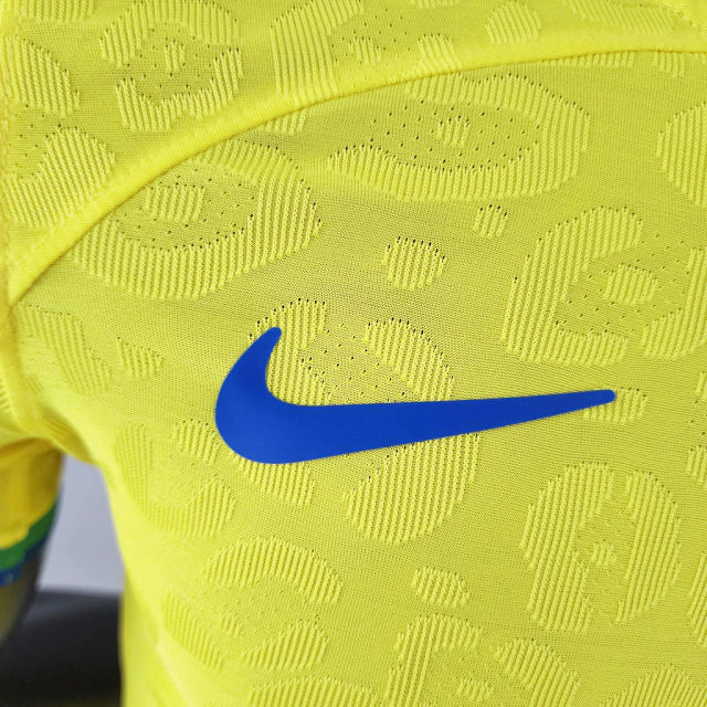 Camisa Seleção do Brasil I (Home) 23/24 - Jogador Masculina - Amarelo