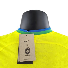 Camisa Seleção do Brasil I (Home) 23/24 - Jogador Masculina - Amarelo