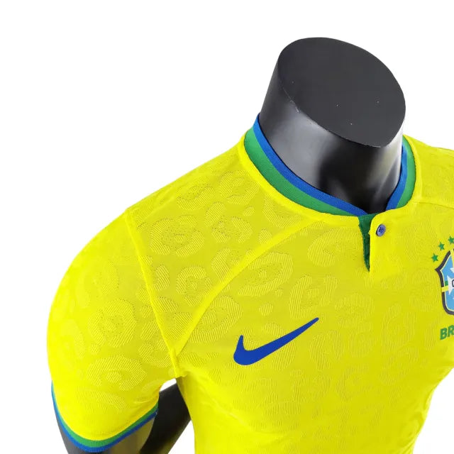 Camisa Seleção do Brasil I (Home) 23/24 - Jogador Masculina - Amarelo