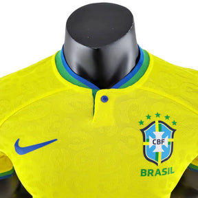 Camisa Seleção do Brasil I (Home) 23/24 - Jogador Masculina - Amarelo