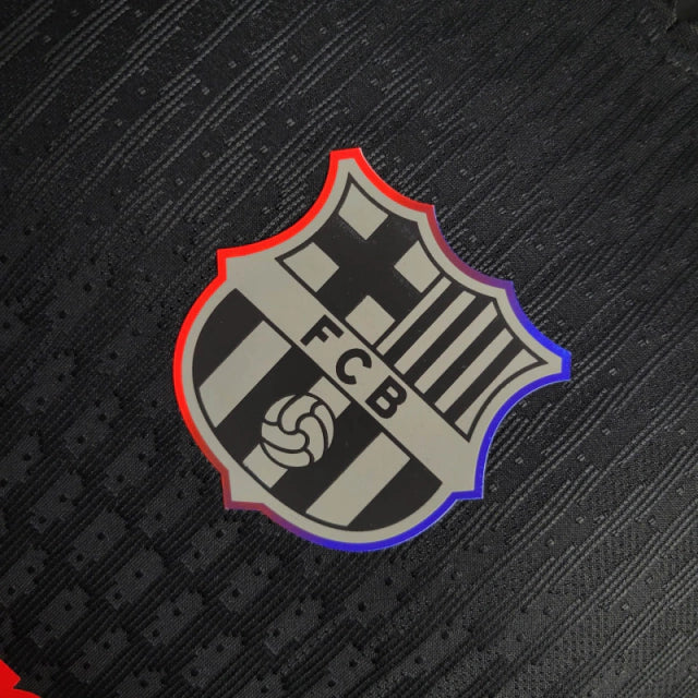 Camisa Barcelona II (Away) 24/25 - Jogador Masculina - Preto