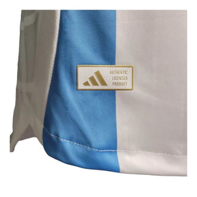 Camisa Seleção da Argentina I (Home) 24/25 - Jogador Masculina - Branco e Azul