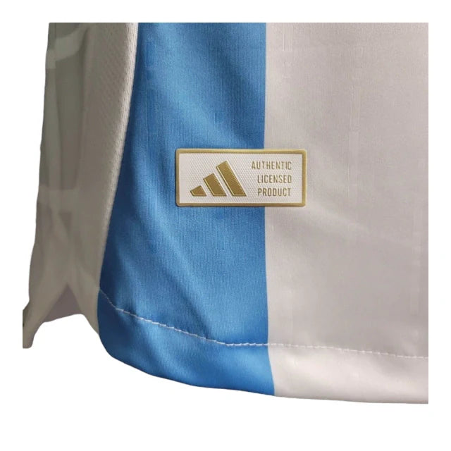 Camisa Seleção da Argentina I (Home) 24/25 - Jogador Masculina - Branco e Azul
