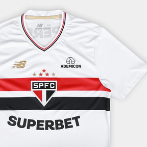 Camisa São Paulo I 25/26 - Jogador Masculina - Tricolor